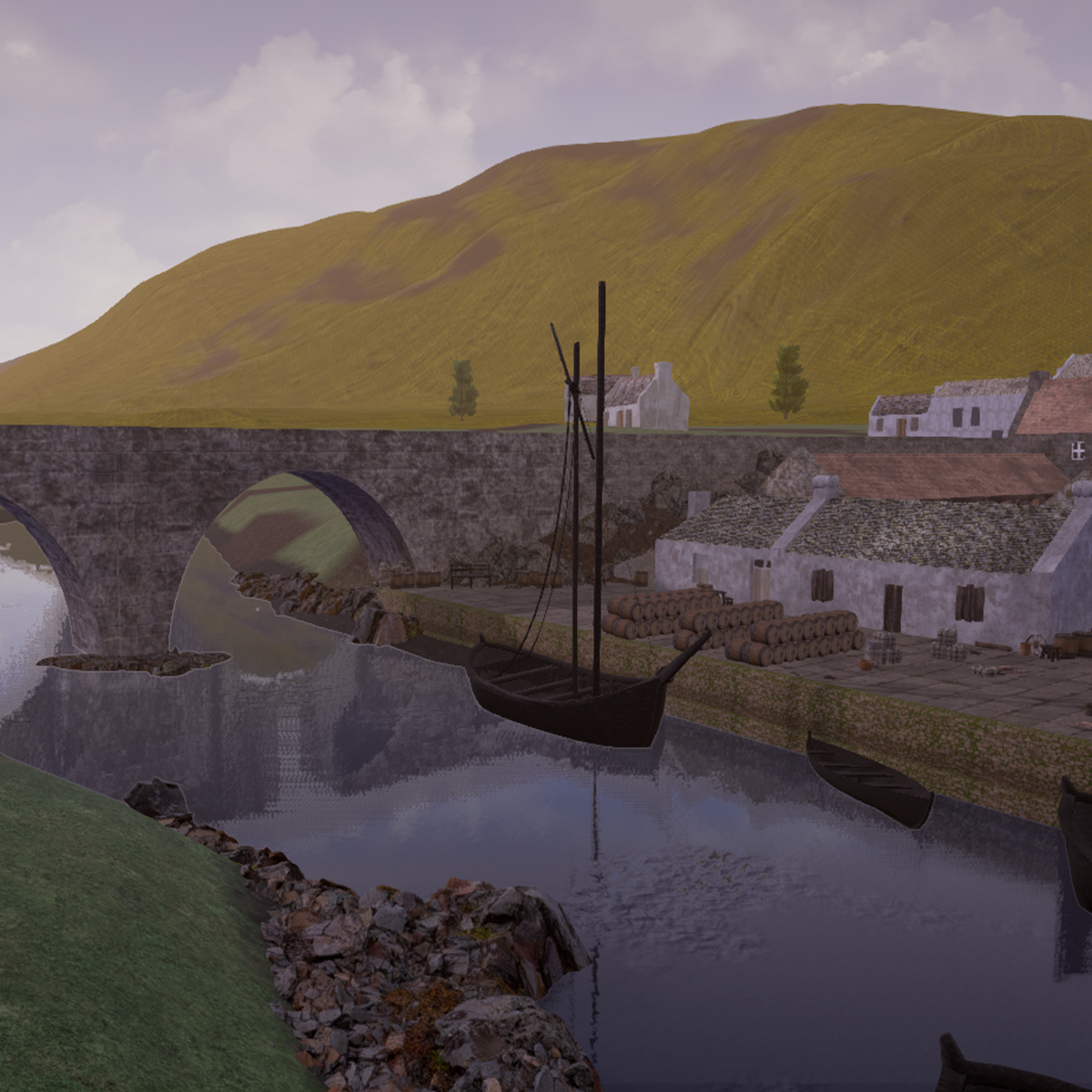 19th Century Fish Curing Yard 1